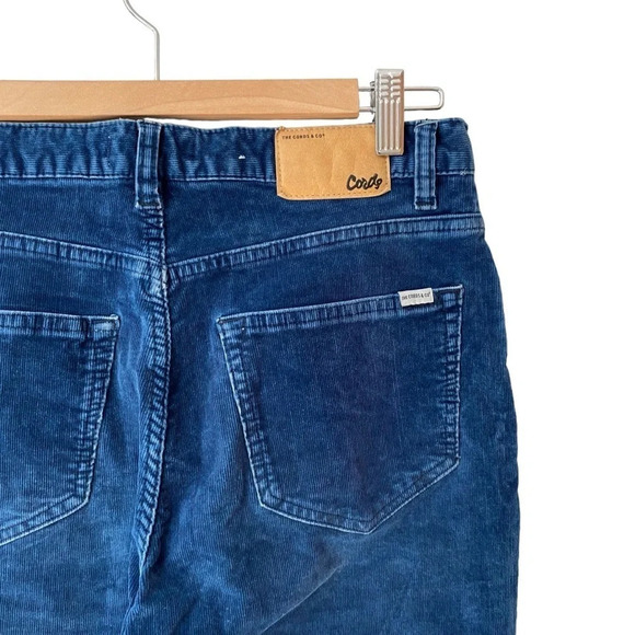 The Cords & Co Stella Designer Mid Indigo Corduroy Straight Leg 26 - Picture 8 of 13